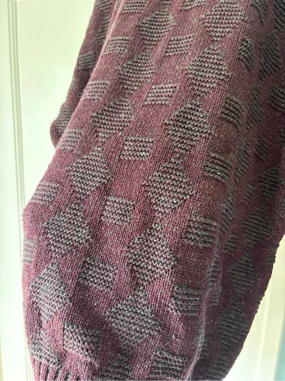 VTG 90s Studio Chunky Ramie Cotton Knit Eclectic Grandpa Academia Sweater